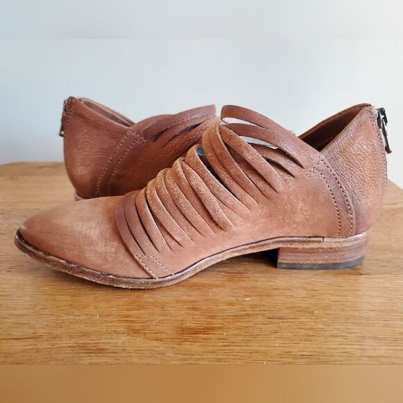 Free People Women's Tan Ankle Leather Shoes Womens Size 36 - Picture 11 of 13
